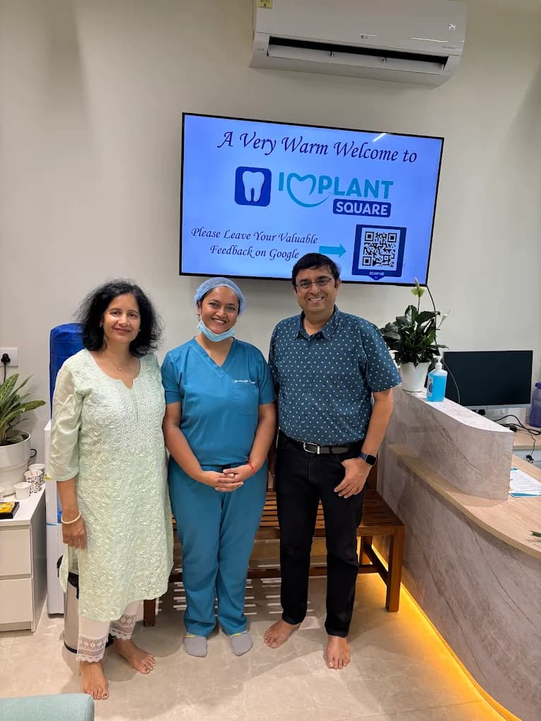 Implant Square Dental Bellandur clinic interior with modern lighting, clean clinical surfaces, and a calm, patient-focused environment.
